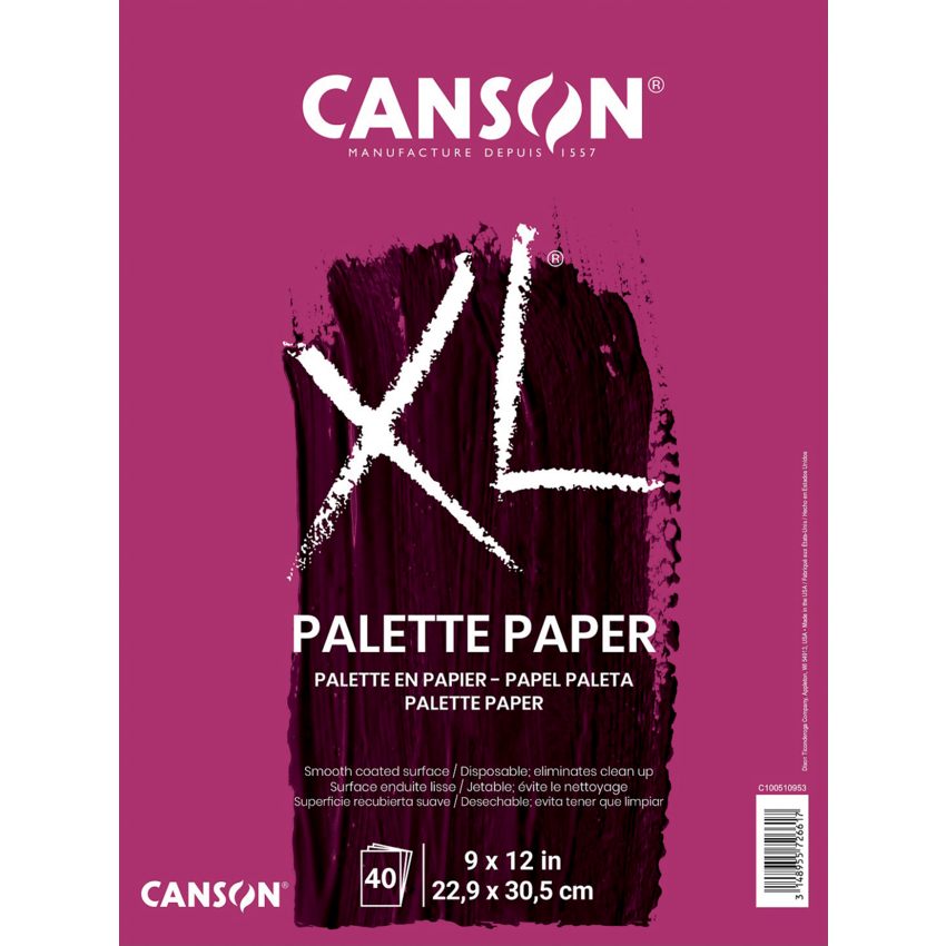 Canson® Disposable Palette 9" x 12" 40 sheets/pad
