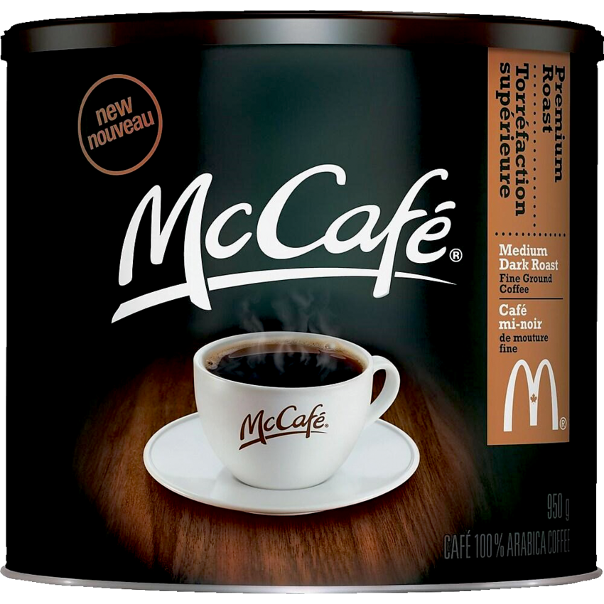 McCafé® Premium Roast Fine Ground Coffee Medium Dark Roast 950 g