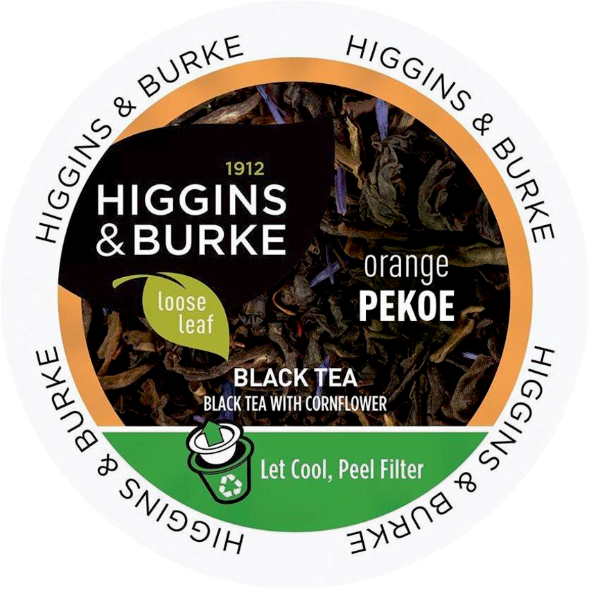 Higgins & Burke Single Serve Specialty Tea Orange Pekoe 24/box