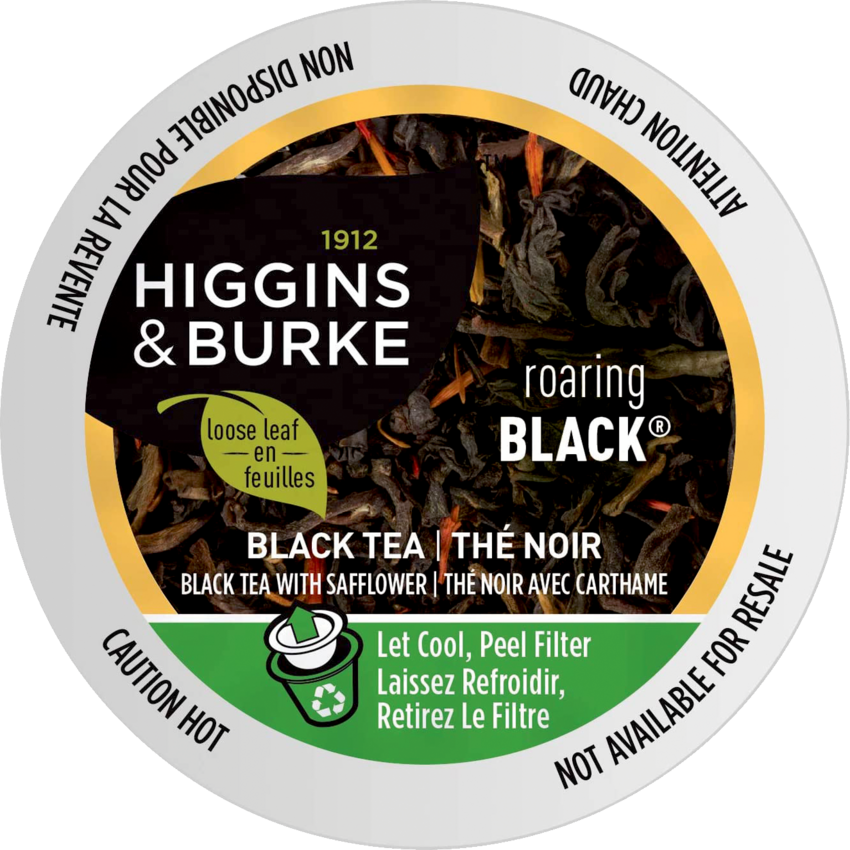 Higgins & Burke Single Serve Specialty Tea Roaring Black 24/box