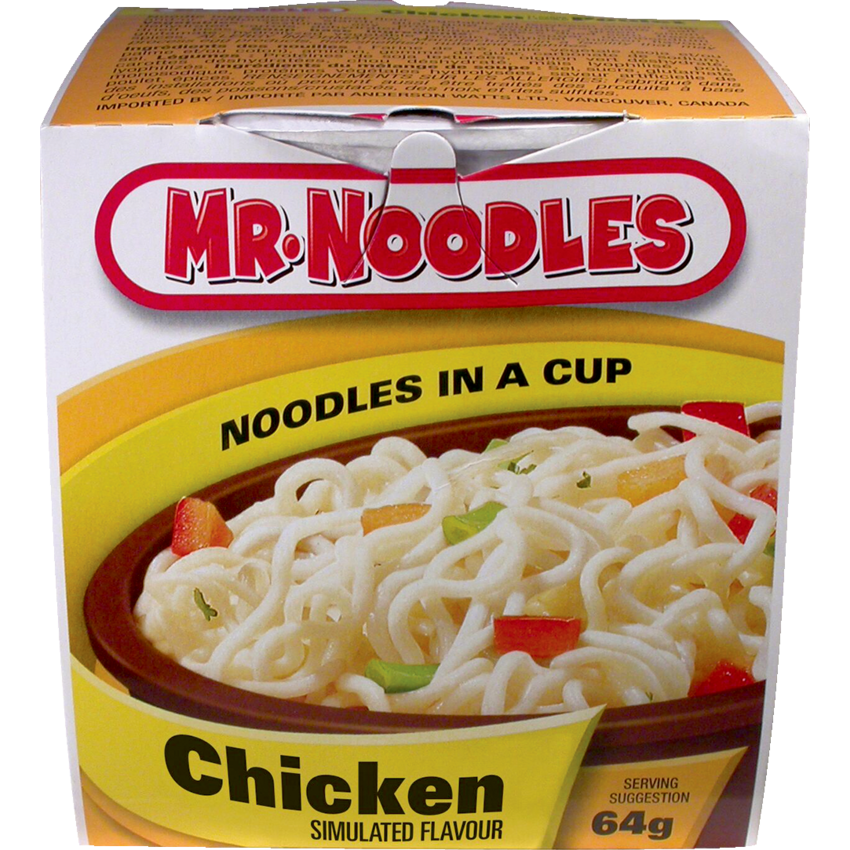 Mr. Noodles In a Cup Chicken 64 g 12/cse