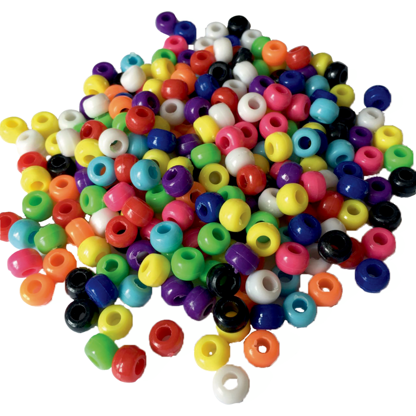 ArtWorks Beads Pony Beads Assorted Colours 1000/pkg
