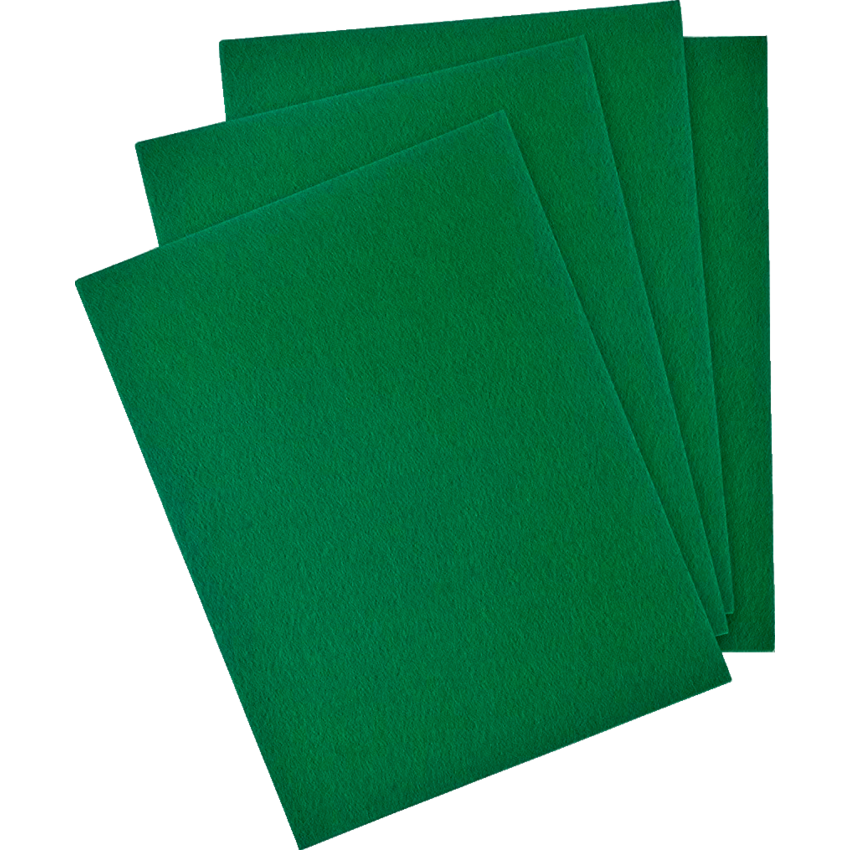 DBLG Felt Sheets 9" x 12" Green 10/pkg