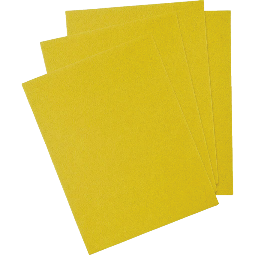 DBLG Felt Sheets 9" x 12" Yellow 10/pkg