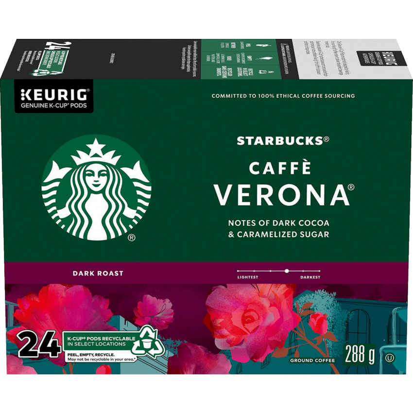 Starbucks® Coffee K-Cups® Caffè Verona® Dark Roast 24/box