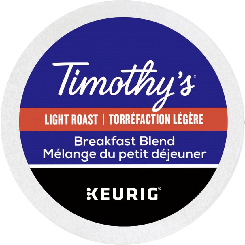 Timothy's® Coffee K-Cups® Breakfast Blend Mild Roast 24/box