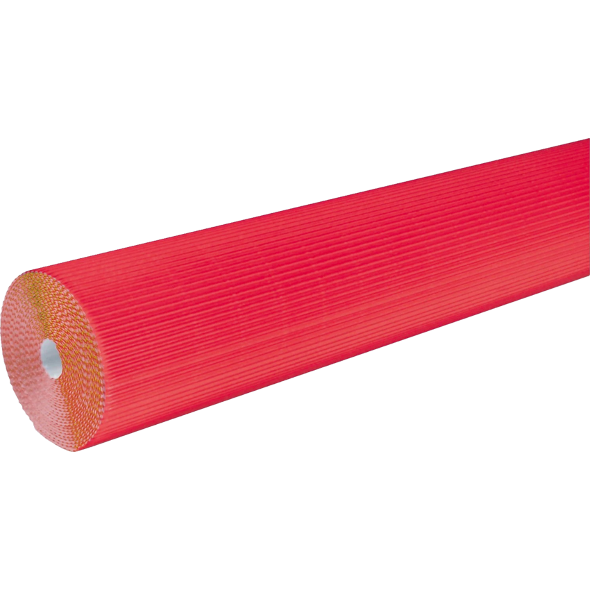 Corobuff® Corrugated Paper Rolls 48" x 25' Flame Red