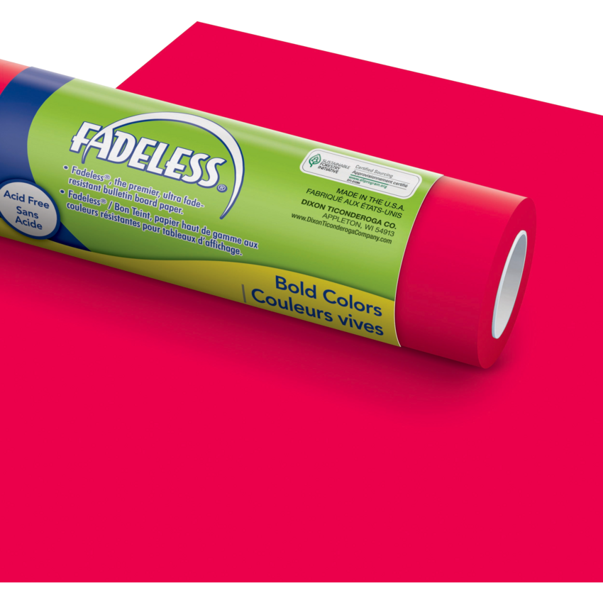 Fadeless® Paper Mural Rolls 48" x 50' Red