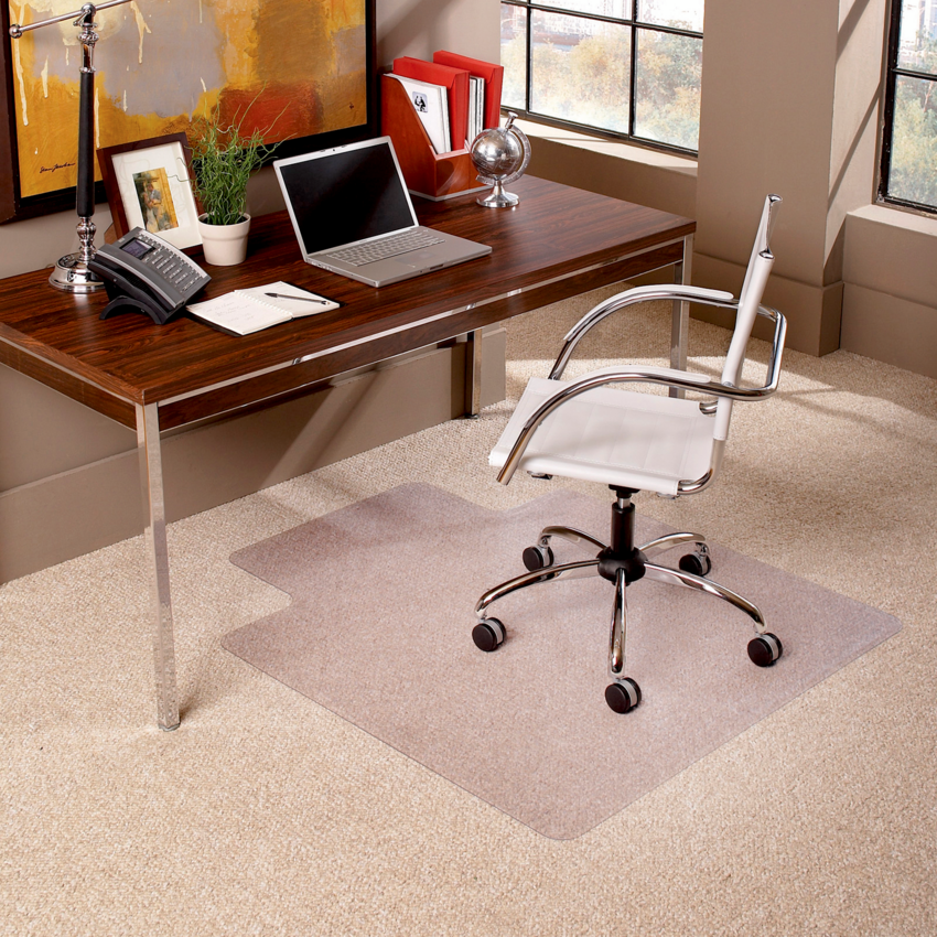 E.S. Robbins® EverLife® Chair Mat Low Pile with Lip 45" x 53"