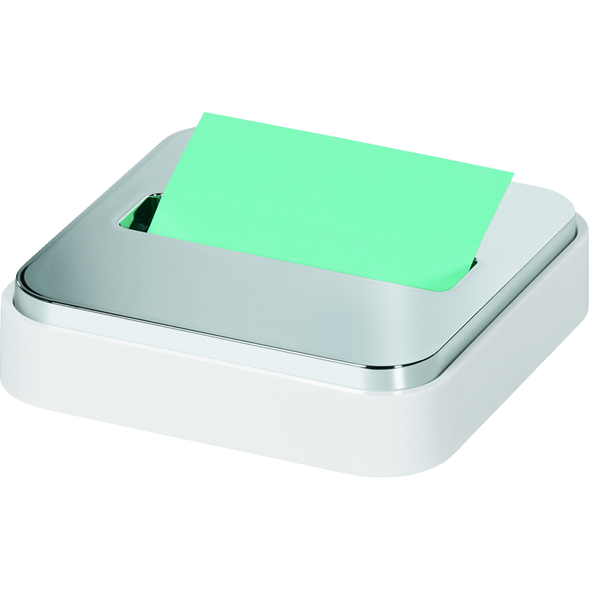 Post-it® Steel Top Notes Dispenser White
