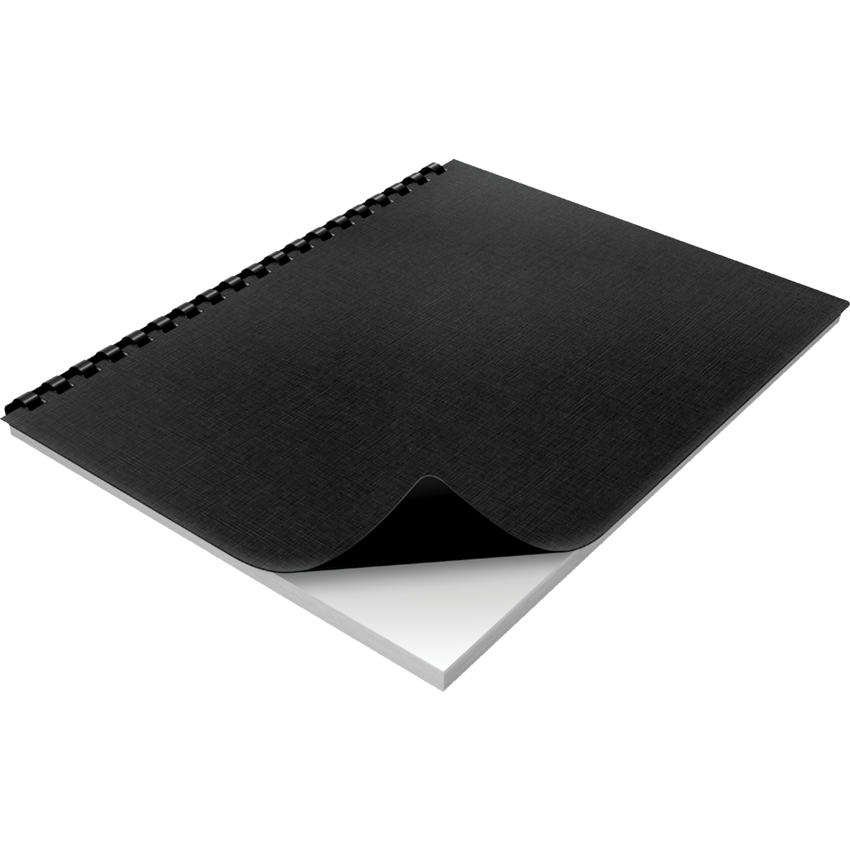 GBC® Linen Weave® Presentation Covers Black 50/pkg