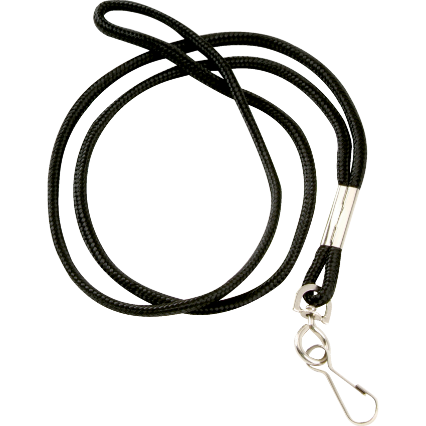 GBC® BadgeMates™ Nylon Badge Lanyard w/Swivel Clip 12/pkg