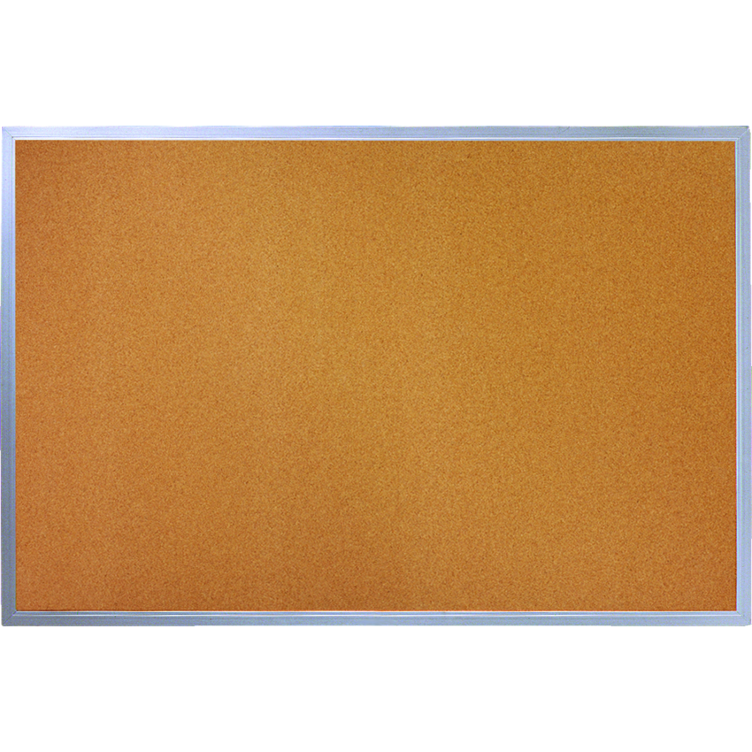 Quartet® Standard Cork Board 48" x 72" Aluminum Frame