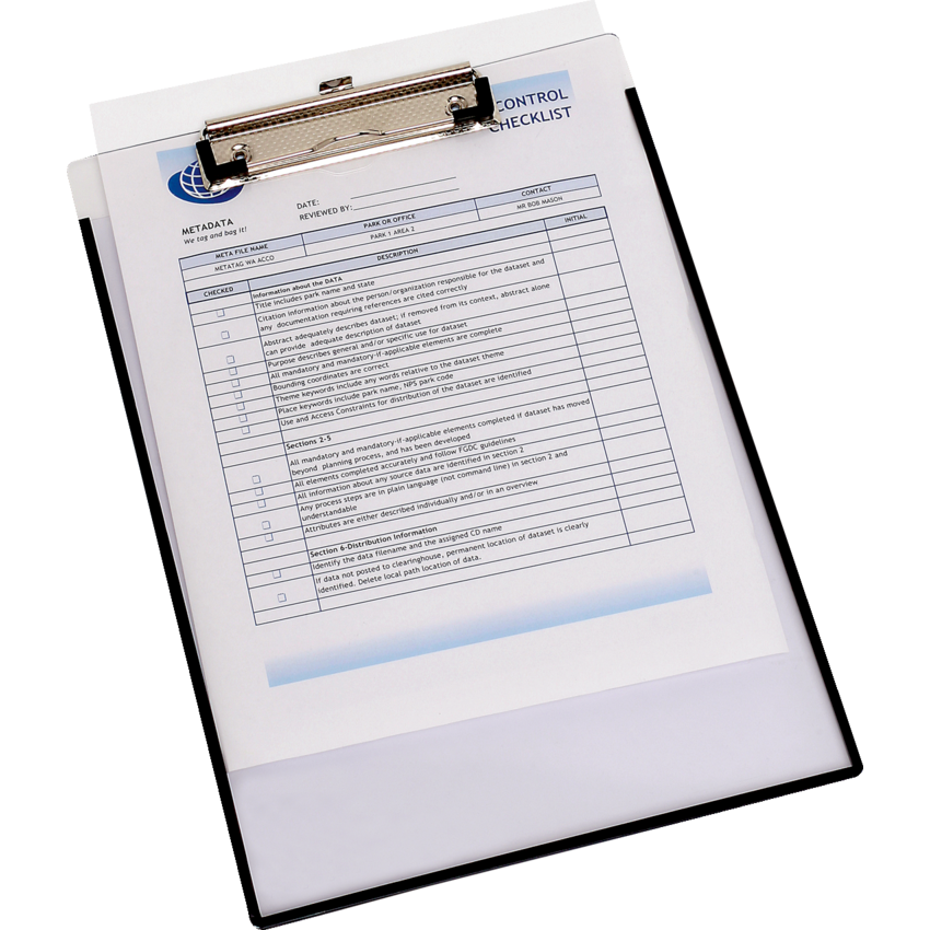 Wilson Jones® Clear View® Insert Clipboard