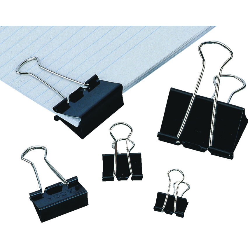 Westcott® Fold Back Clips 3/4" 12/box