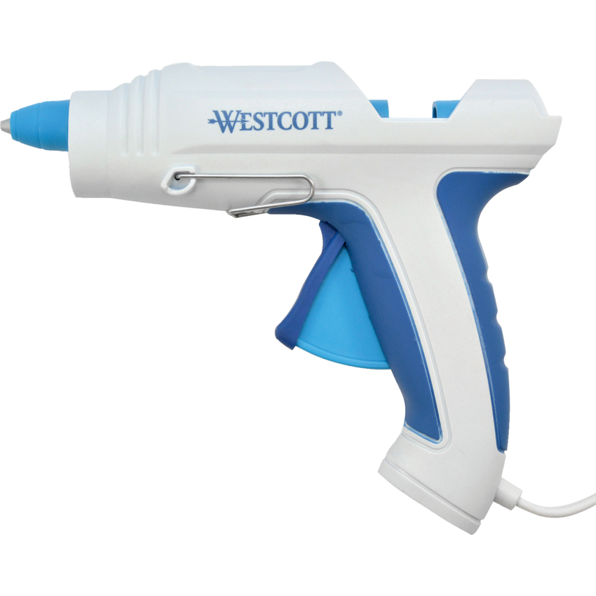 Westcott® 60 Watt Glue Gun White/Blue