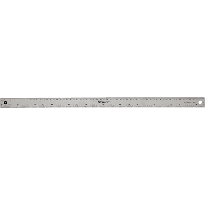 Westcott® Stainless Steel Ruler 24