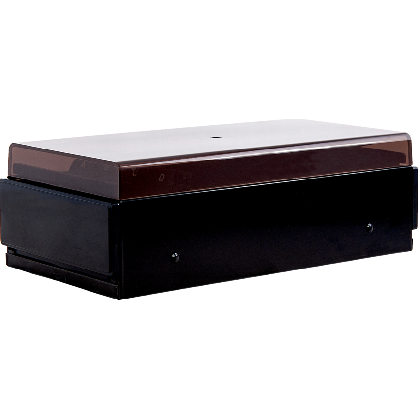 Westcott® Business Card File Box 600 Card Capacity Black