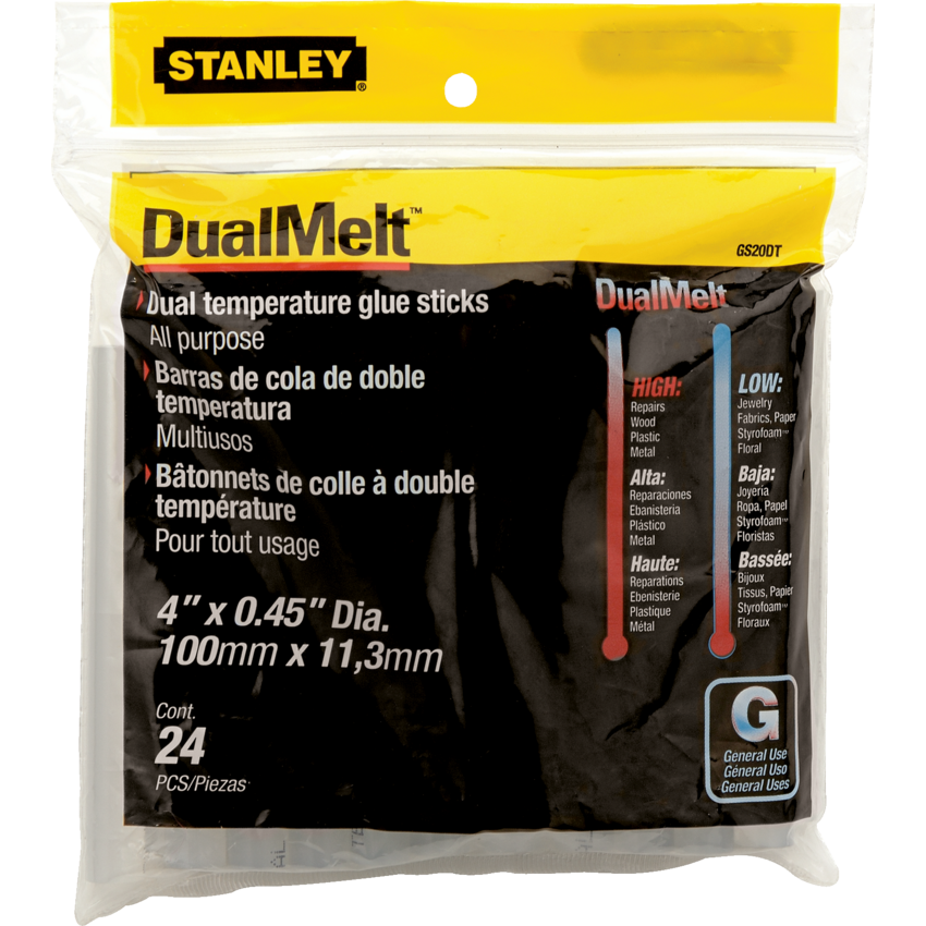 Stanley® Glue Gun Refills 4" 24/pkg