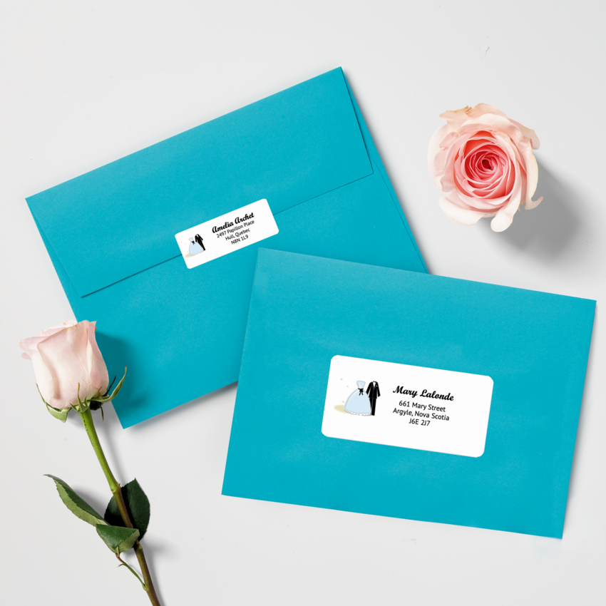 Avery® White Rectangle Labels with Easy Peel® 1-1/3" x 4" (350 Labels) Laser and Inkjet White 25 sheets/pkg