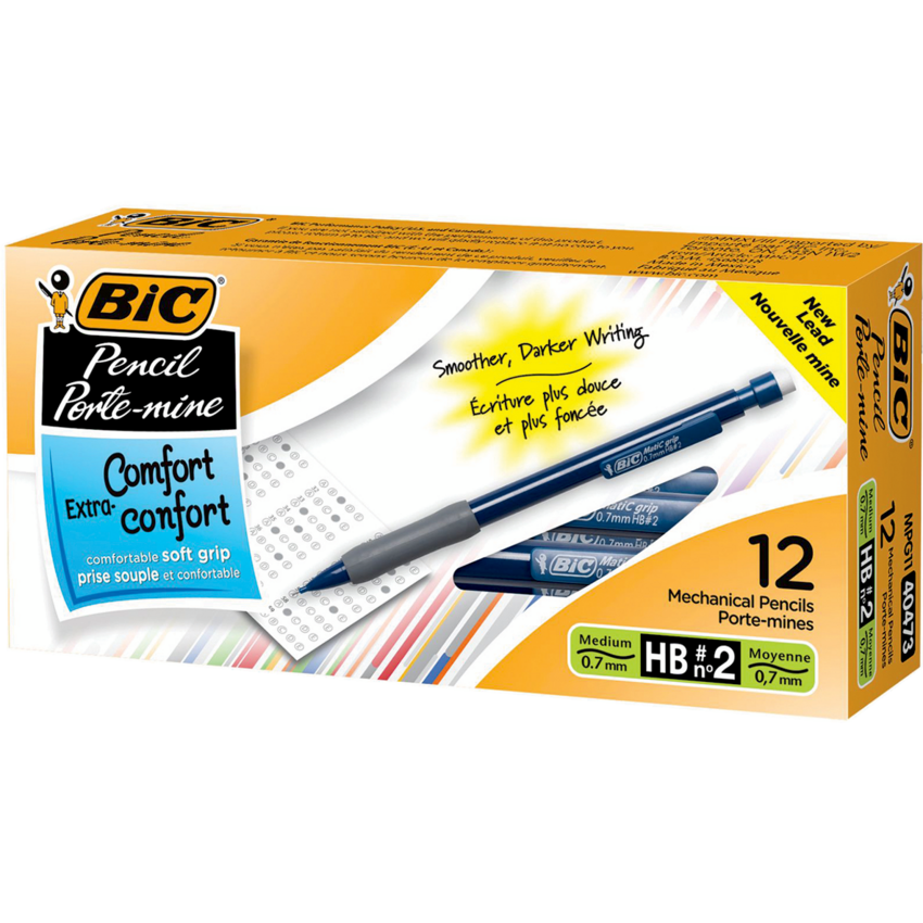 BIC® Extra® Comfort HB Mechanical Pencils 0.7 mm 12/box