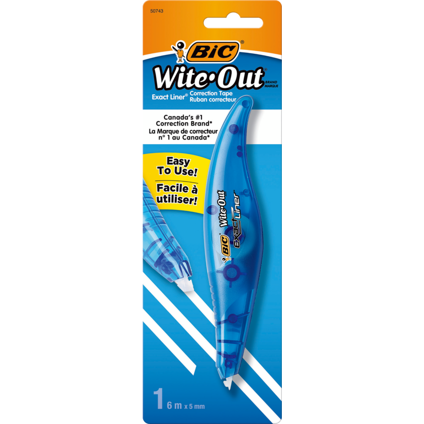 Bic® Wite-Out® Exactliner® Correction Tape 5 mm x 6 m