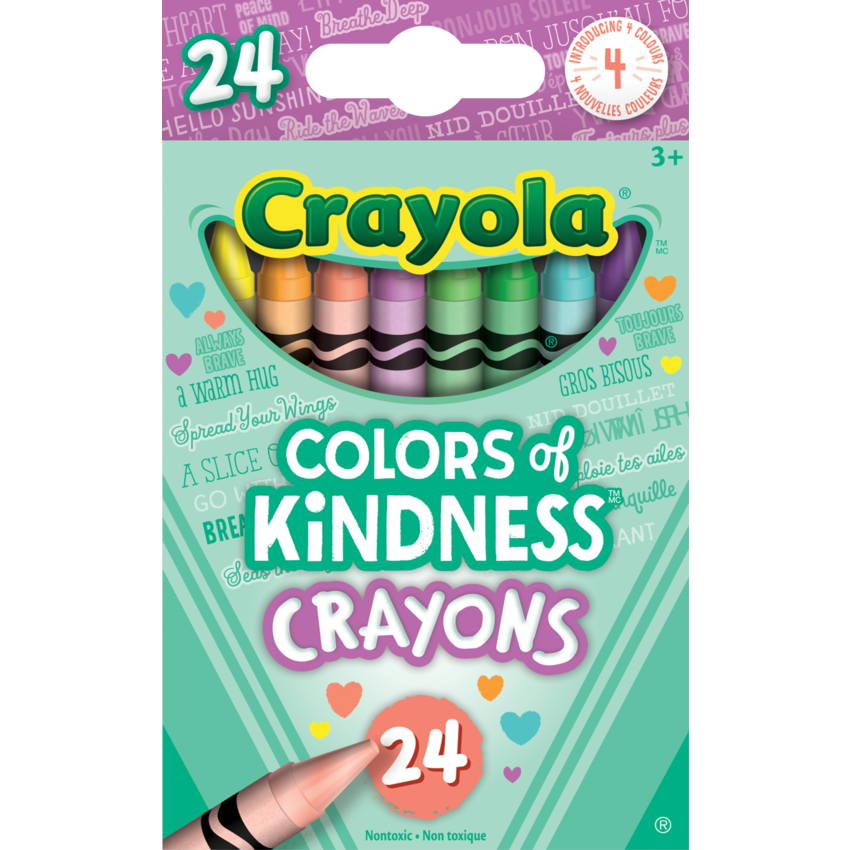 Crayola® Colors of Kindness Crayons Assorted Colours 24/pkg