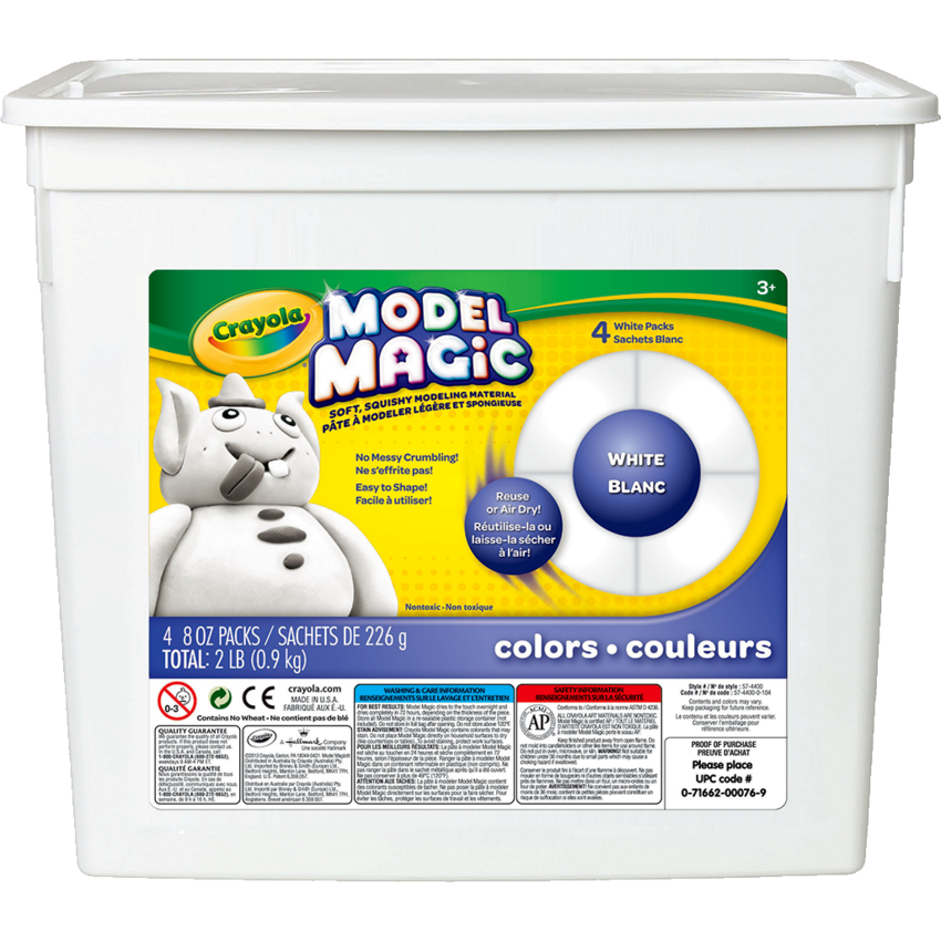 Crayola® Model Magic® White 225 g 4/tub