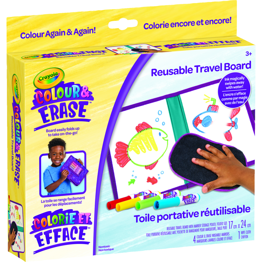 Crayola® Colour & Erase Reusable Travel Board