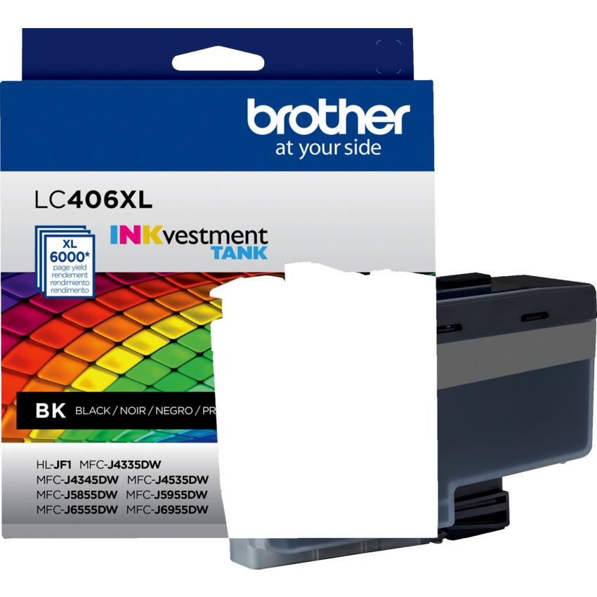 Brother Inkjet Cartridge LC406XLBKS High Yield Black