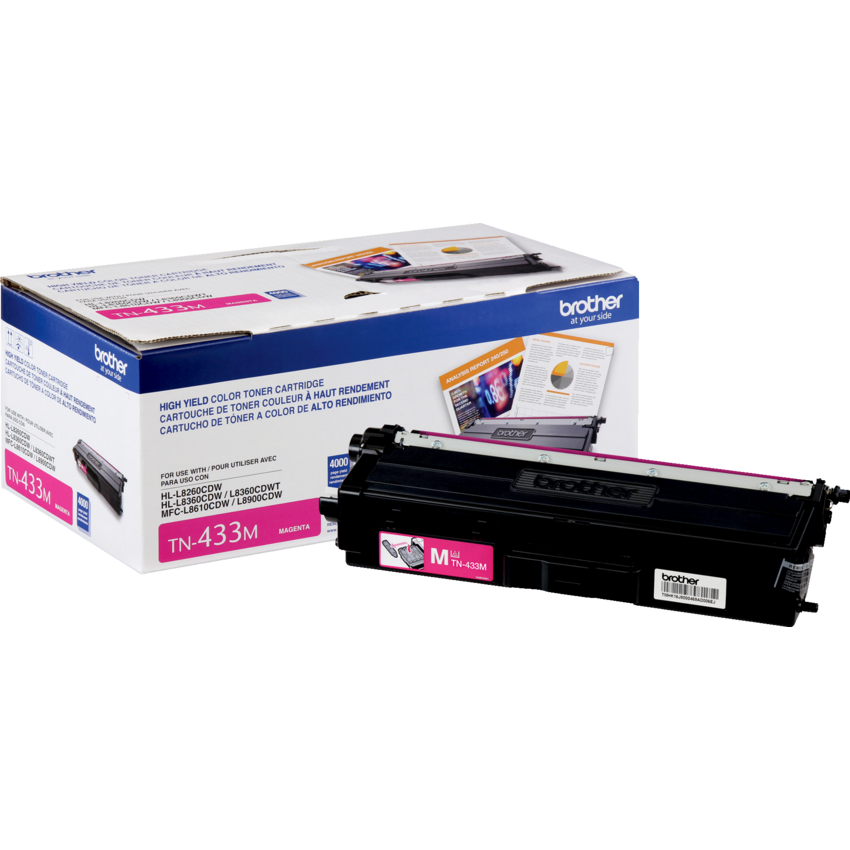 Brother Laser Cartridge High Yield  TN433M Magenta