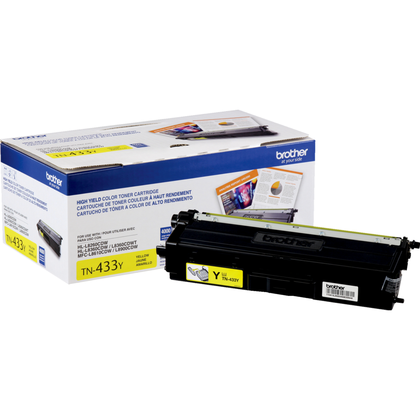 Brother Laser Cartridge High Yield TN433Y Yellow