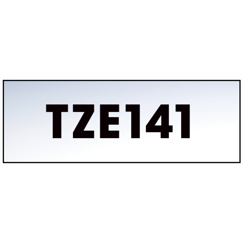 Brother® P-Touch® TZ Tape 3/4" Black on Clear