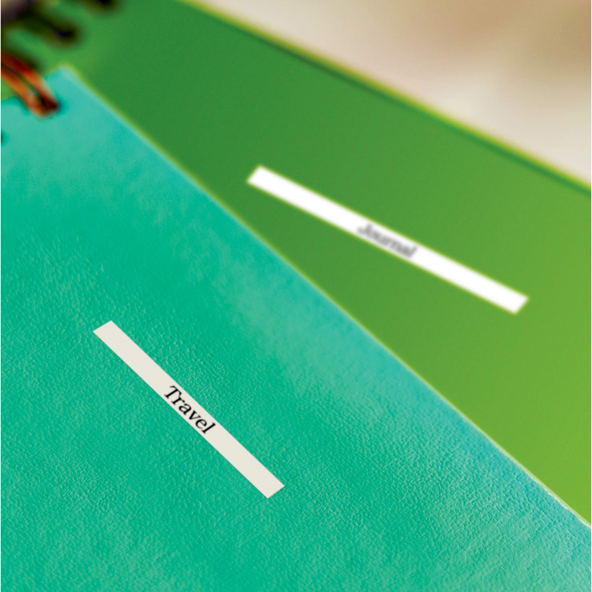 Brother® P-Touch® TZ Tape 1/4" Black on White