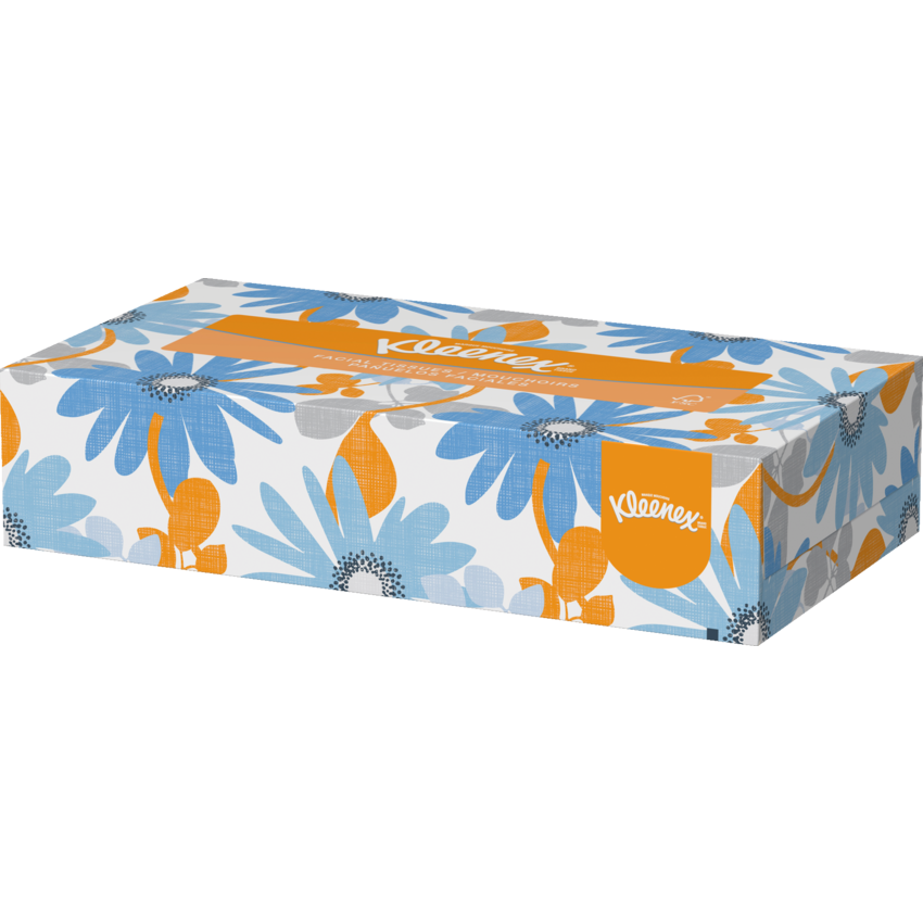 Kleenex® Facial Tissue 2-ply White 100 sheet/box
