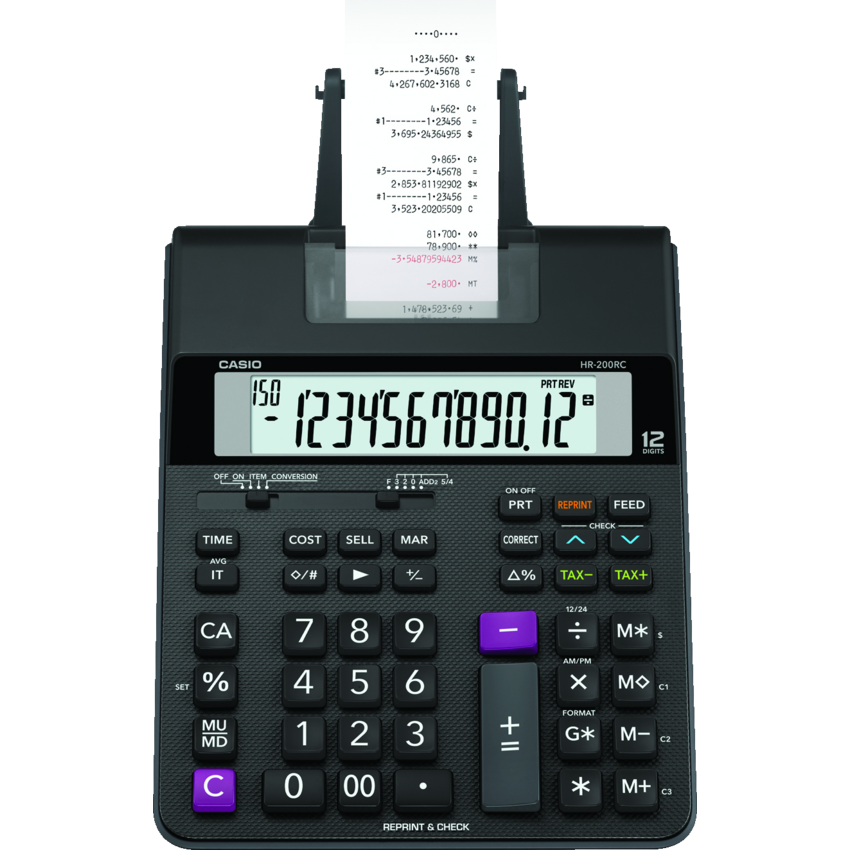 Casio®HR-200RC Printing Calculator