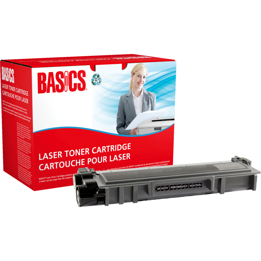 Basics® Remanufactured Laser Cartridge High Yield (Brother #TN660) Black