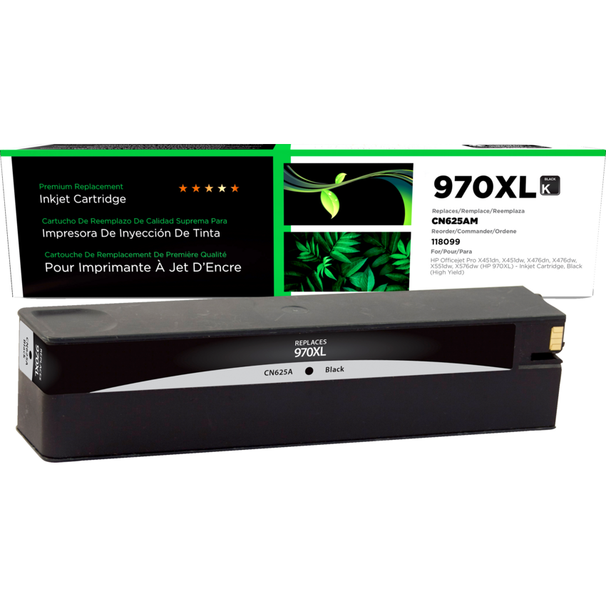 Clover Imaging Remanufactured Inkjet Cartridge HP 970XL High Yield Black