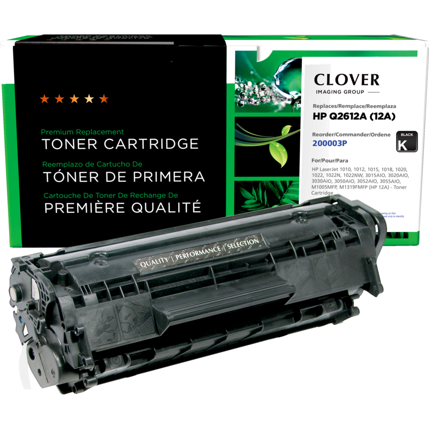 Clover Imaging Remanufactured Laser Cartridge (HP 12A) Black