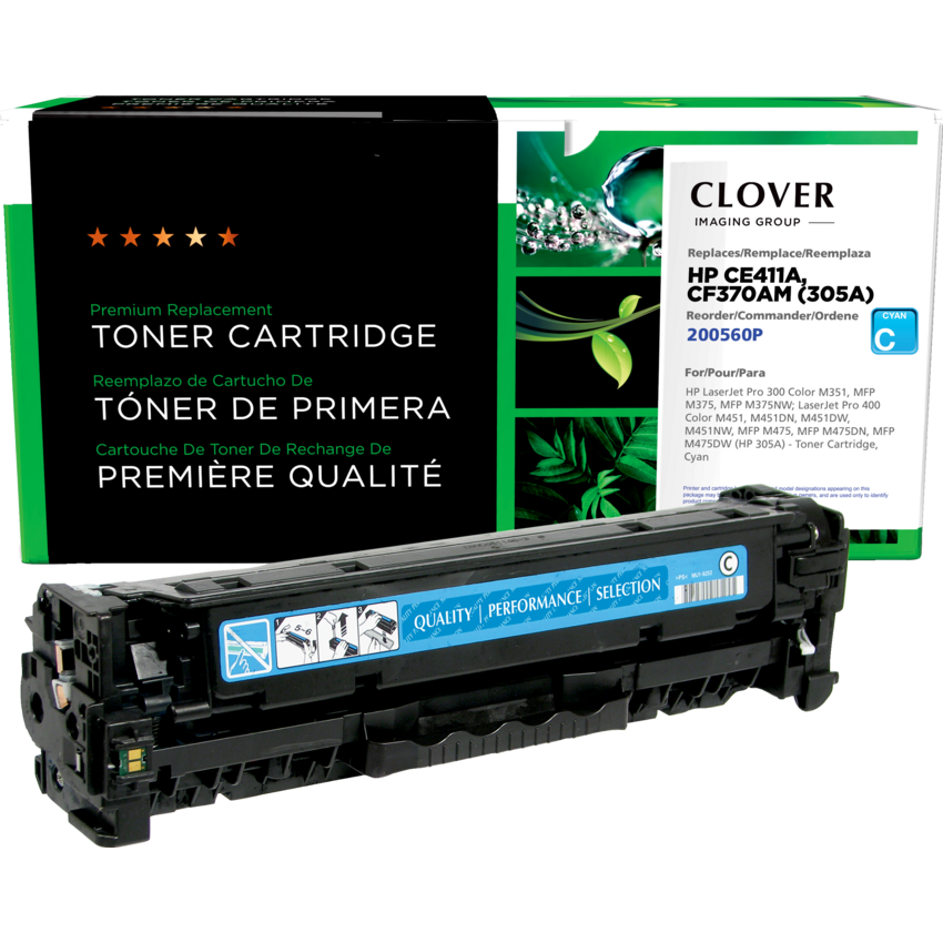 Clover Imaging Remanufactured Laser Cartridge (HP 305A) Cyan