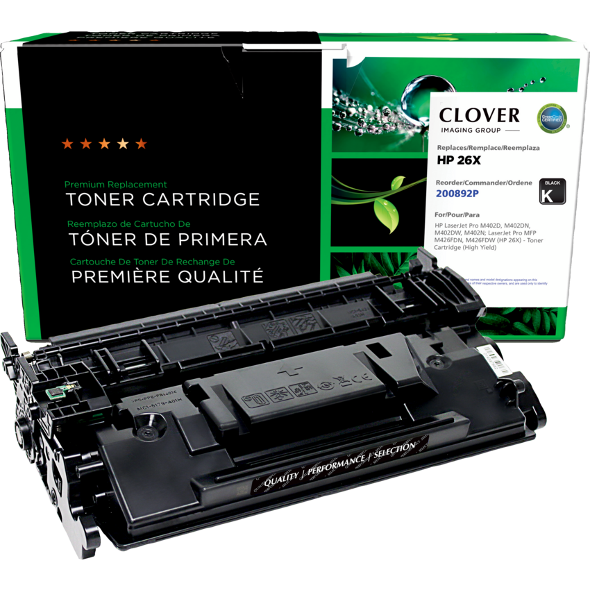 Clover Imaging Remanufactured Laser Cartridge (HP 26X) High Yield Black