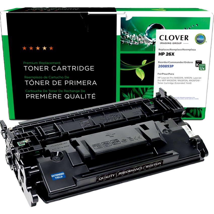 Clover Imaging Remanufactured Laser Cartridge (HP 26X) Extended Yield Black