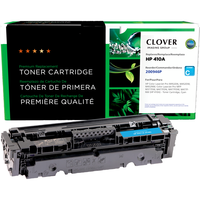 Clover Imaging Remanufactured Laser Cartridge (HP 410A) Cyan
