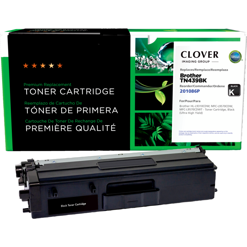 Clover Imaging Remanufactured Laser Cartridge (Brother TN439BK) Ultra High Yield Black