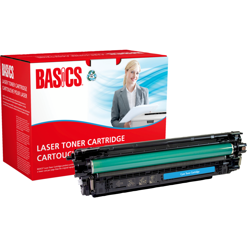 Basics® Remanufactured Laser Cartridge High Yield (HP CF361X) Cyan