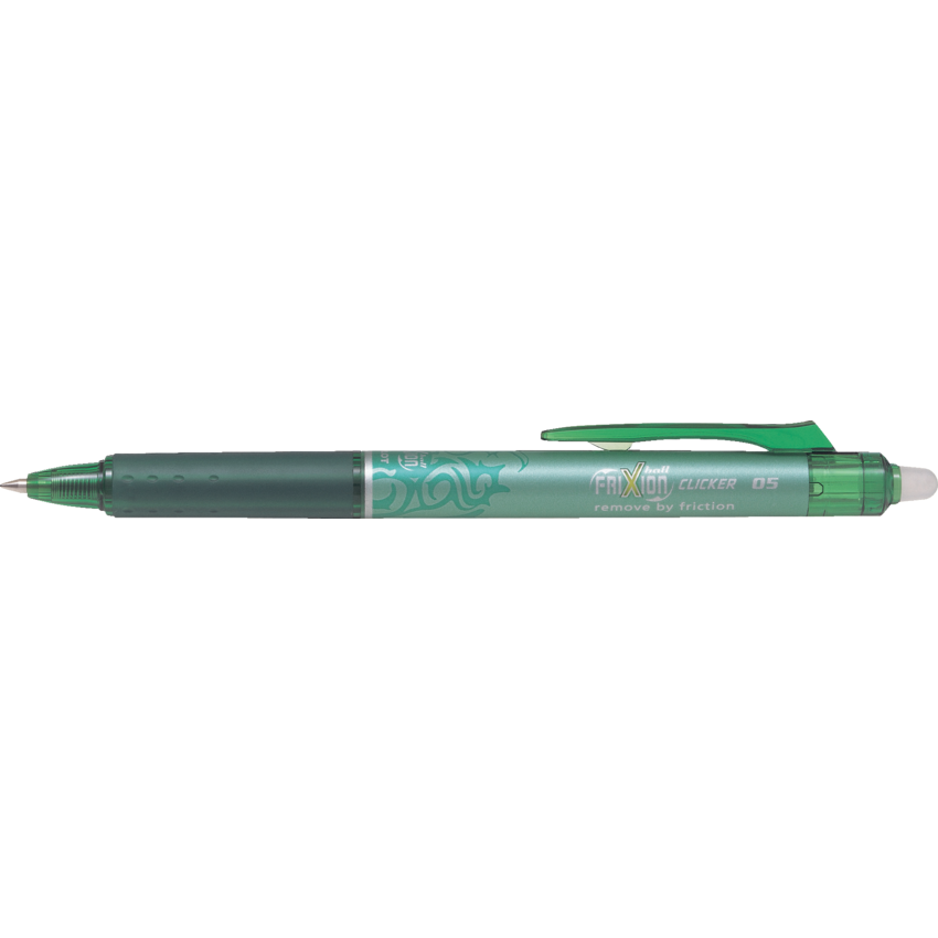 Pilot® FriXion® Ball Clicker Retractable Erasable Gel Pen 0.5 mm Green