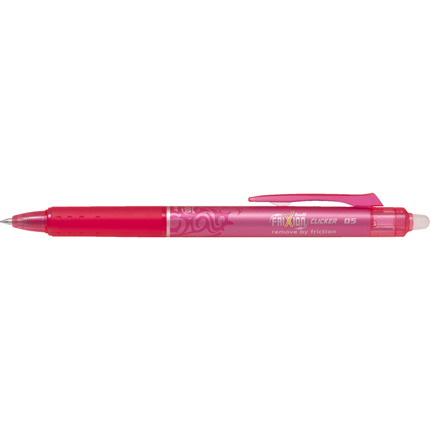 Pilot® FriXion® Ball Clicker Retractable Erasable Gel Pen 0.5 mm Pink
