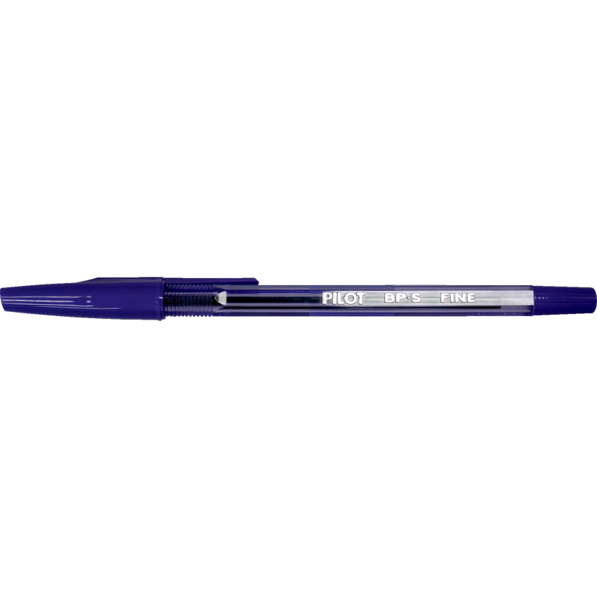 Pilot® BP-S Stick Pens Fine Point Purple 12/box