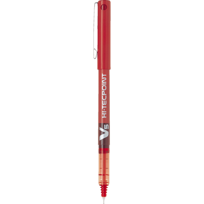 Pilot® Hi-Tecpoint V5 Roller Pen 0.5 mm Red