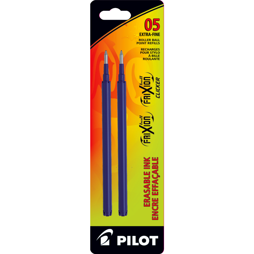 Pilot® FriXion® Ball & Clicker Refills 0.5 mm Blue 2/pkg